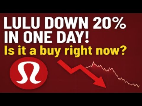 LULULEMON STOCK DOWN 20% IN ONE DAY, Is it a buy right now?