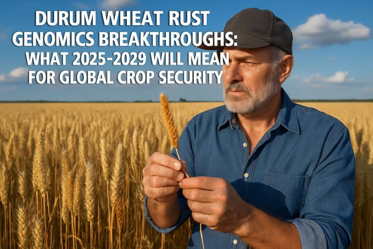Durum kviečių rūdžių genomo proveržiai: ką 2025–2029 metais reikš pasaulinei pasėlių saugai
